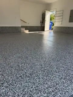 Residential garage floor coating